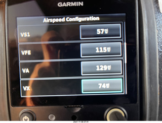 Garmin G5 airspeeds