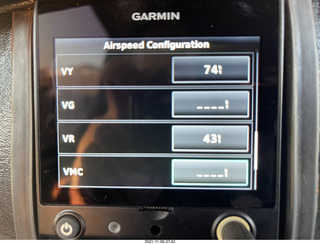 Garmin G5 airspeeds