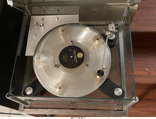 212 a19. Transcriptor turntable with clear vinyl