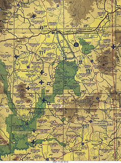 map of Utah back-country airstrips