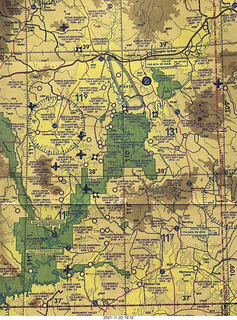 map of Utah back-country airstrips