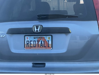 REDTAL 1 license plate