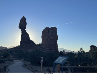 Utah - Arches National Park - Balance Rock silhouette