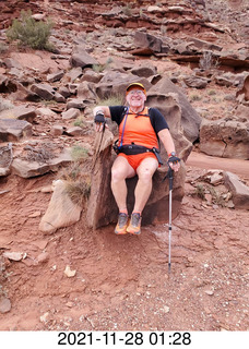 Canyonlands National Park - Lathrop Hike (Shea picture) + Adam in rock chair