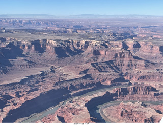 87 a19. aerial - flight from moab to phoenix - Canyonlands National Park - Island in the Sky
