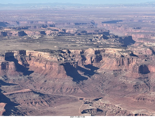 89 a19. aerial - flight from moab to phoenix - Canyonlands National Park - Island in the Sky