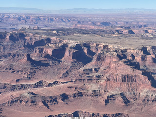 94 a19. aerial - flight from moab to phoenix - Canyonlands National Park - Island in the Sky