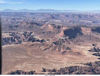 105 a19. aerial - flight from moab to phoenix - Canyonlands National Park - Island in the Sky
