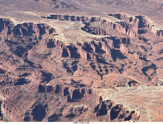 110 a19. aerial - flight from moab to phoenix - Canyonlands National Park - White Rim