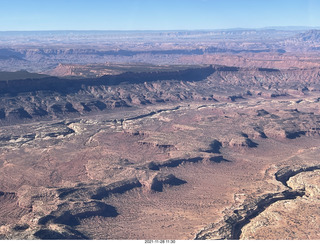 aerial - flight from moab to phoenix