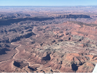 aerial - flight from moab to phoenix