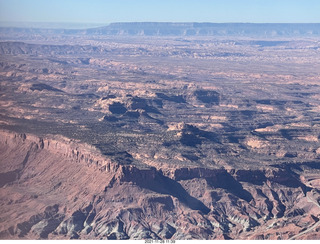 aerial - flight from moab to phoenix