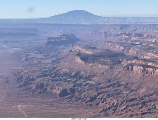 aerial - flight from moab to phoenix - Navajo Mountain