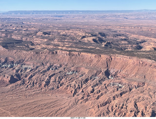 aerial - flight from moab to phoenix
