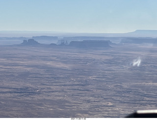 172 a19. aerial - flight from moab to phoenix - Monument Valley
