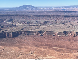 aerial - flight from moab to phoenix