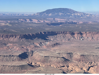 aerial - flight from moab to phoenix - Navajo Mountain