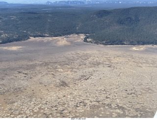 aerial - flight from moab to phoenix - Morman Lake