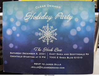 Clear Demand holiday dinner