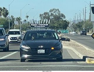 happy Chanukah car