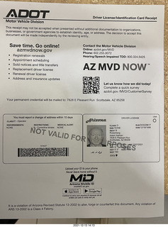 ADOT MVD NOW web page