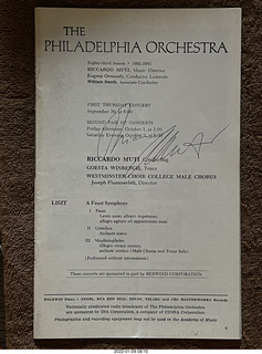 concert program - Muti