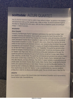 Scottsdale Arts - Aizuri Quartet program