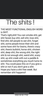Facebook - the shits!