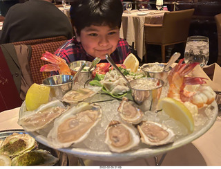 Vidya dinner - shellfish