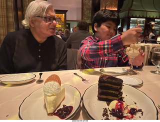 Barclay Prime restaurant  - Vidya and Adam