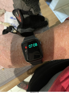 Apple Watch on last bits of battery power