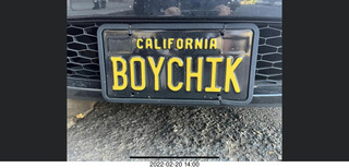 Facebook - license plate BOYCHIK