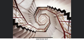 spiral-helix staircase