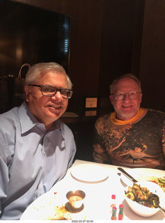 Vidya and Adam at Ocean Prime restaurant