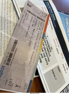 two jazz concerts tickets