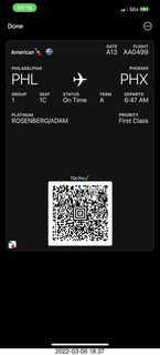 my boarding pass on my iPhone