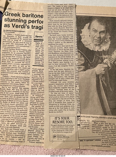 Rigoletto record - newspaper articles