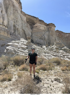 Page - Wahweap hoodoos + Adam