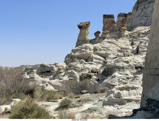 Page - Wahweap hoodoos + Adam