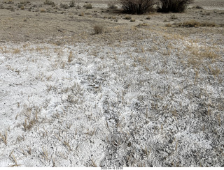 Page - Wahweap hoodoos - white stuff that isn't snow