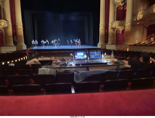 Philadelphia Academy of Music - dancers on stage - curtain call