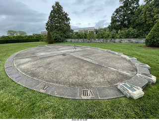 Longwood Gardens topiary sundial