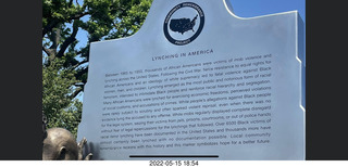 Philly drive - Lynching in America sign