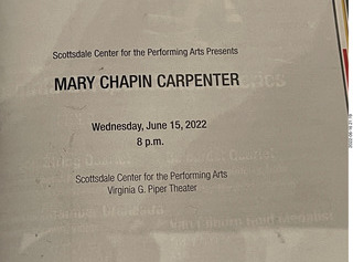 Scottsdale Arts - Mary Chapen Carpenter  - program