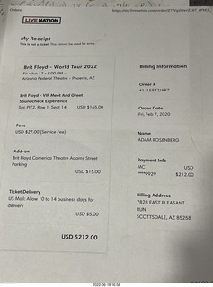 UPS receipts for Eagle 11 amps