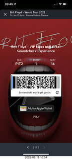 brit floyd mobile ticket