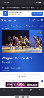 Wagner Dance Arts tickets ad