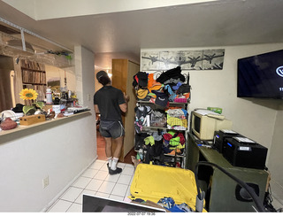 home construction - moving the bookcase from the garage to my bedroom