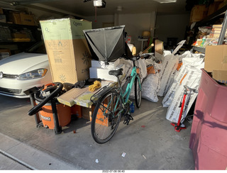 home construction - my crowded garage