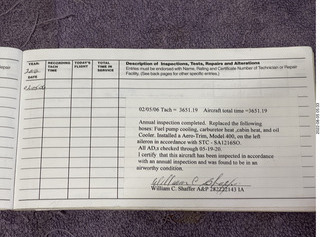 N8377W logbooks 2022-08-01 aircraft log